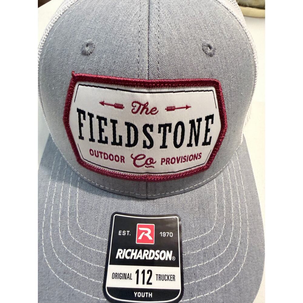Fieldstone Richardson 112 Youth Trucker Hat Gray - Picture 2 of 4